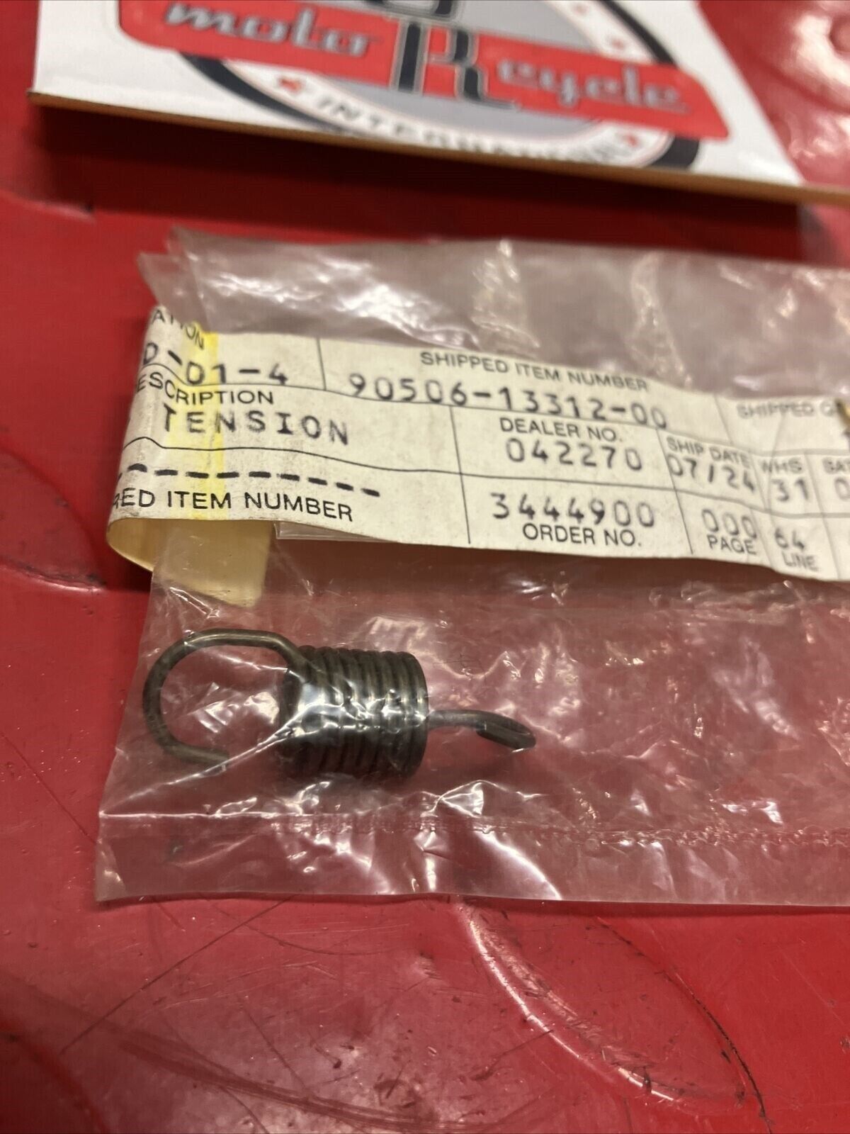NOS YAMAHA SPRING TENSION 90506-13312-00 Y64