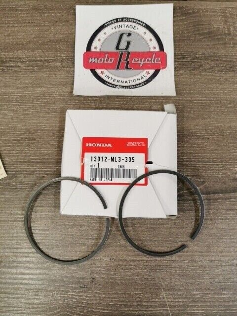 NOS HONDA CR480R CR500R 1982 - 1990  RING SET PISTON OVERSIZED 13012-ML3-305 H88