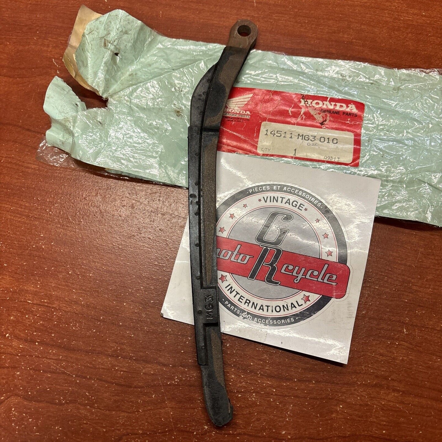 NOS Honda GB400 XBR500 XL600 XR500R XR600 CAM CHAIN TENSIONER 14511-MG3-010 H168