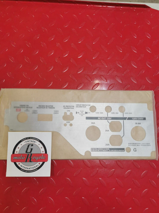NOS Honda  EG6500CL EG6500CT generator control panel 32366-Z31-C40 H13