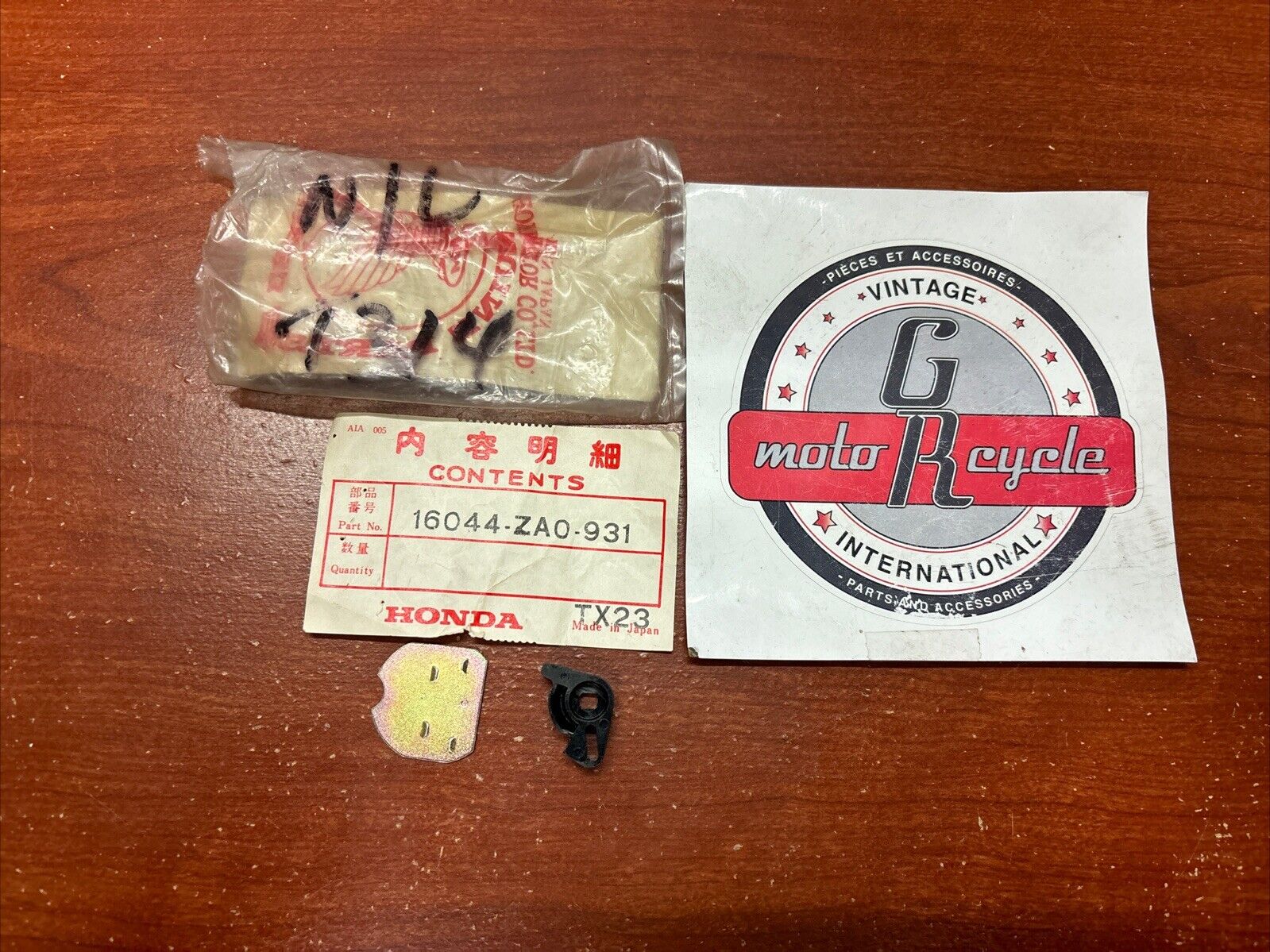 NOS Honda ES6500 GX360 CHOKE SET INCOMPLETE 16044-ZA0-931 SUB 16044-ZA0-932 H182