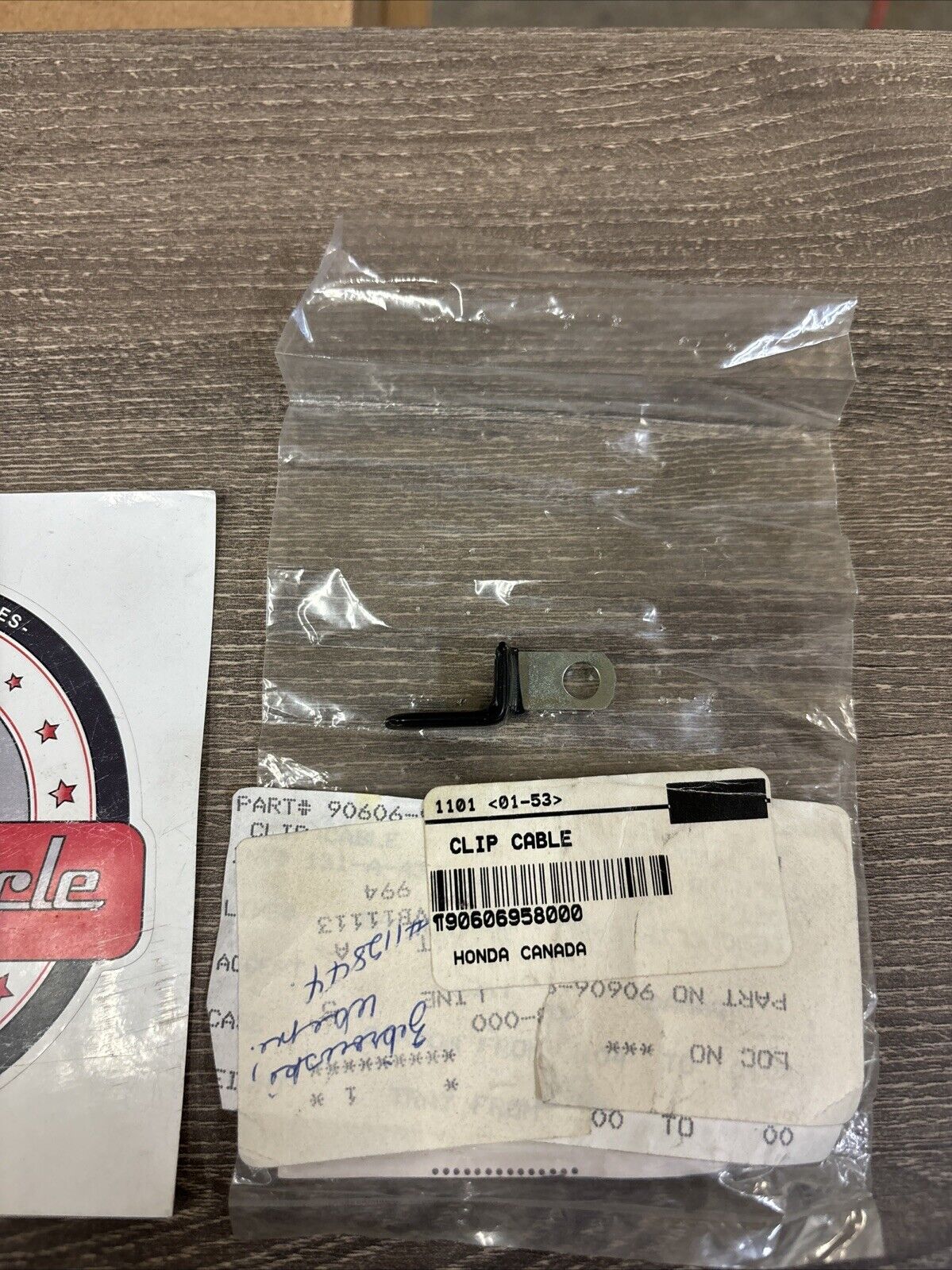 NOS Honda ATC185S ATC200 E S CABLE CLIP 90606-958-000 H131