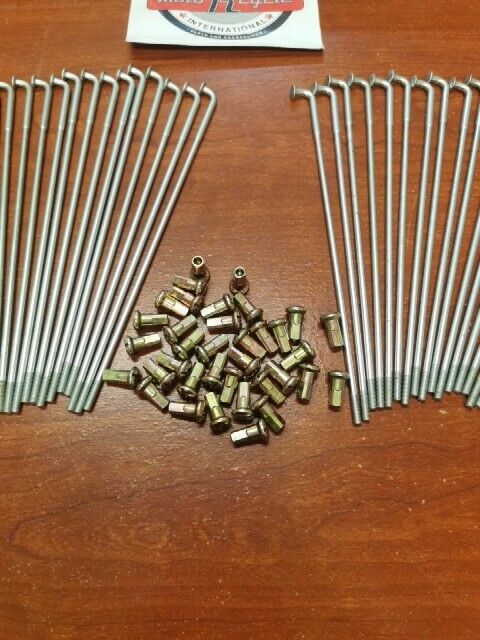 NOS Yamaha 1970 1971 XS1 SPOKE KIT SET COMPLETE 306-25104-00-00 Y134