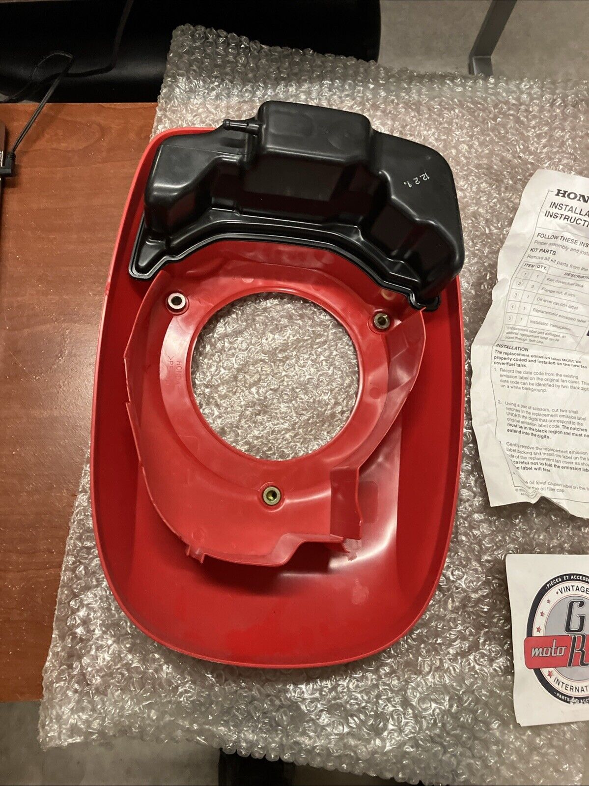 NOS Honda HRR216 HRT216 HRS216 FAN COVER R280 06196-Z0L-J00ZB SUB  H174