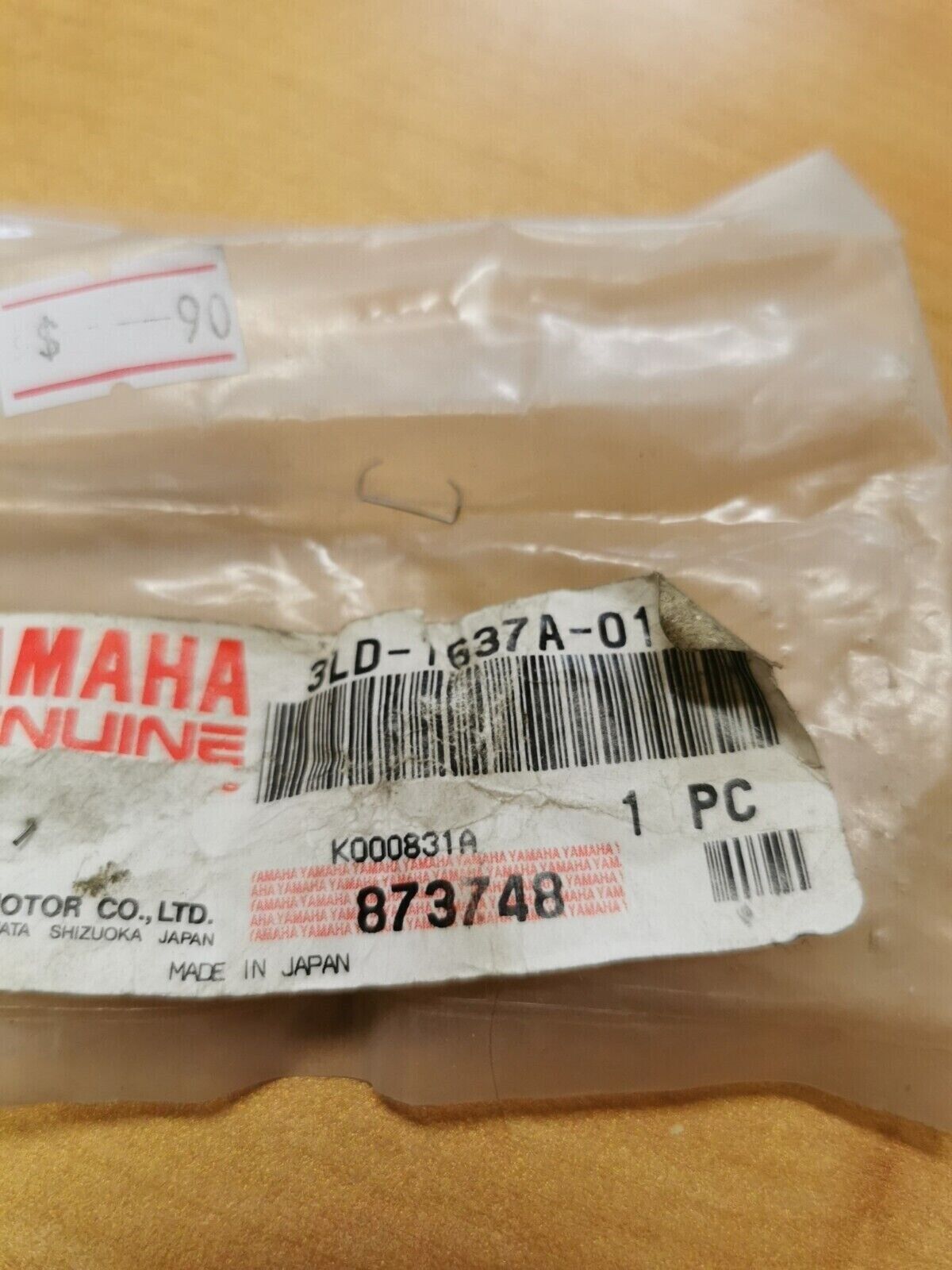 NOS YAMAHA XJ600 YX600 1986 - 1998    ROD PUSH  3LD-1637A-01-00 Y44