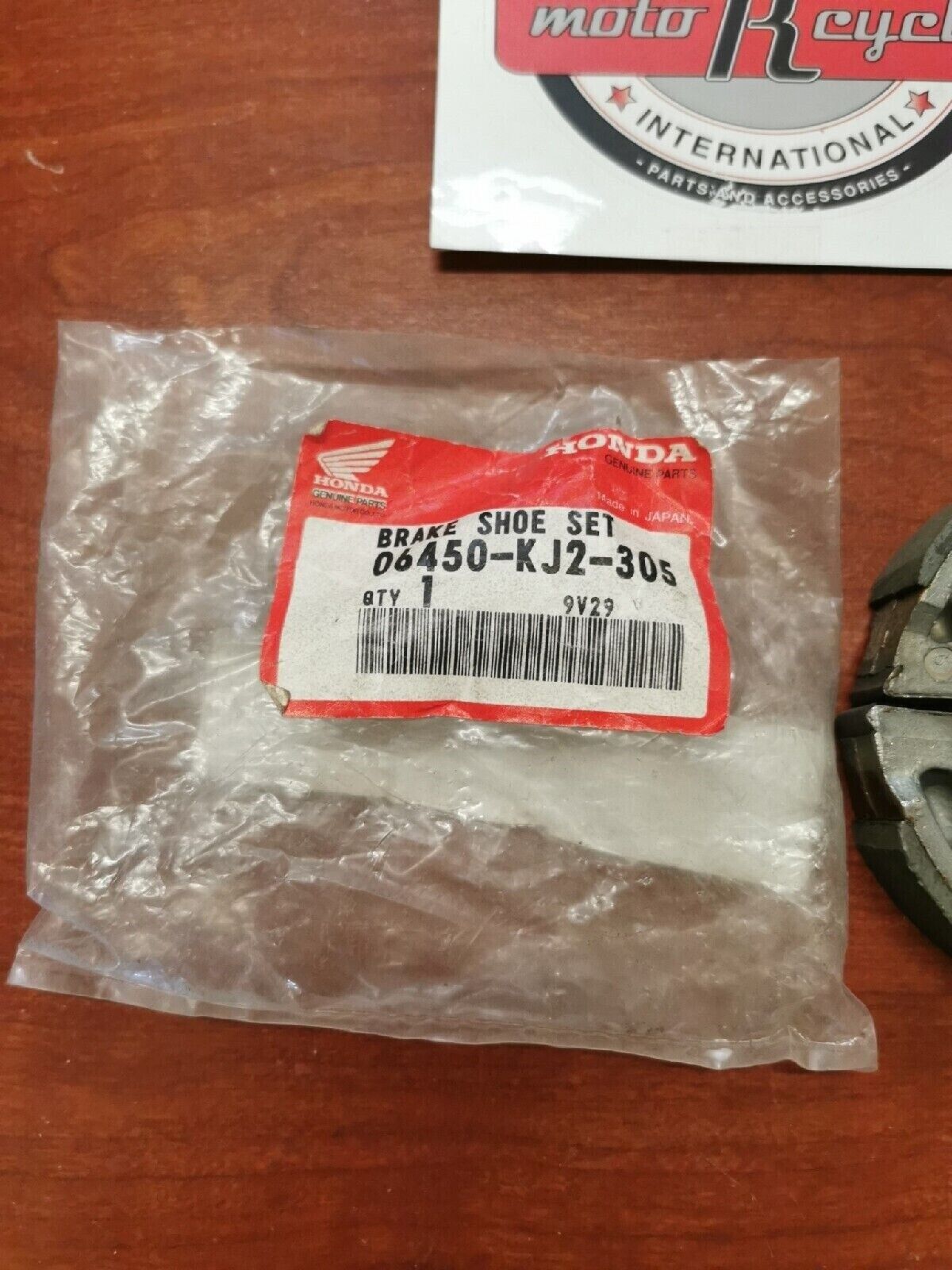 NOS Honda XR80 XR100 NU50 CH80 BRAKE SHOE SET 06450-KJ2-305 H35