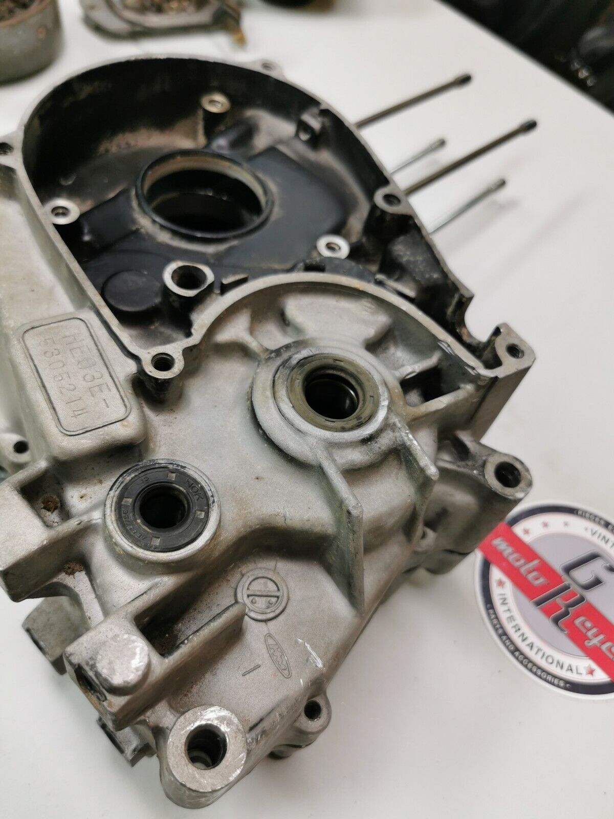 Honda XR100 1984 crankcase left right 1983 1986 1985 1987 11100-KA9-681