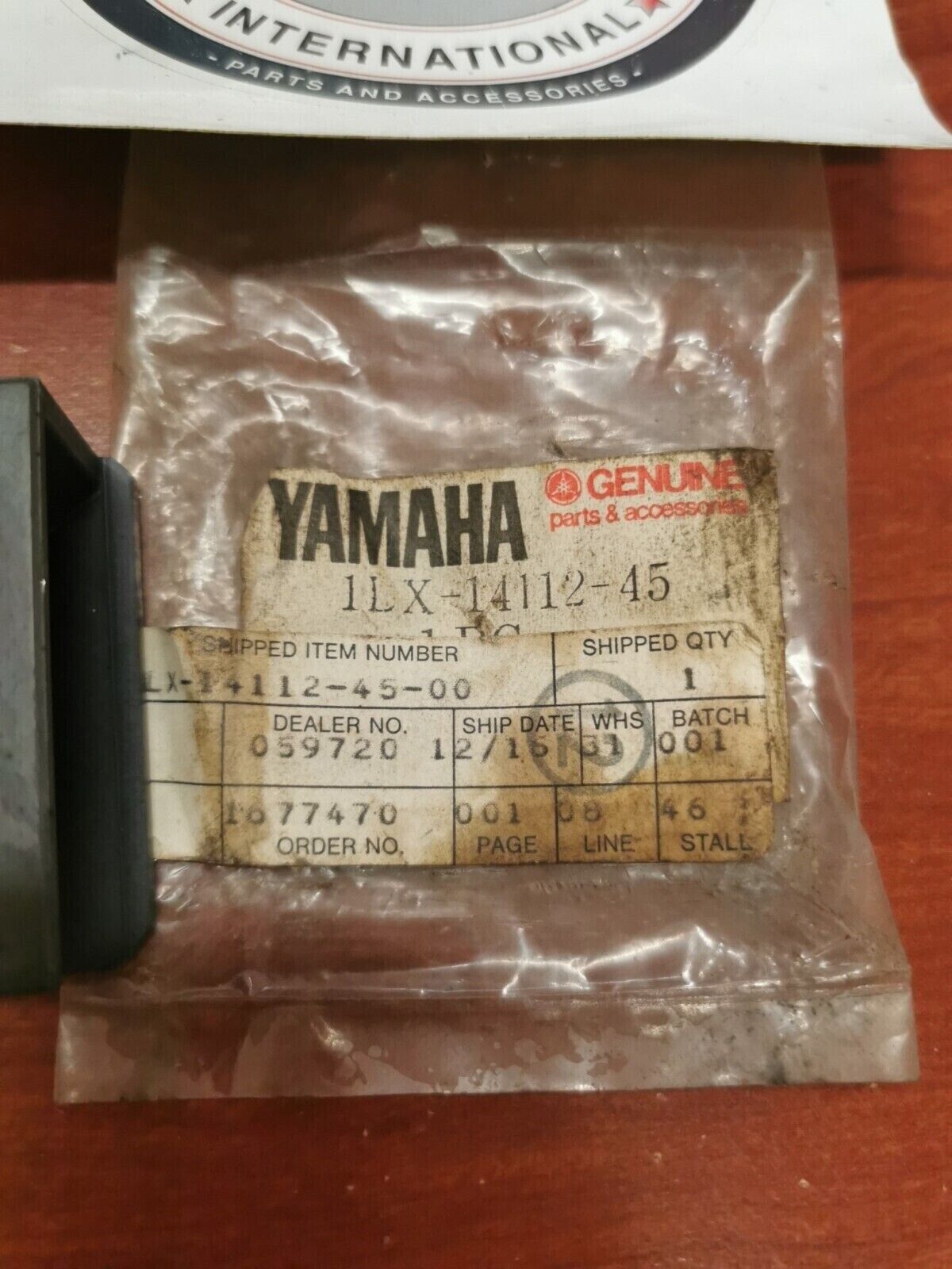 NOS Yamaha 1986 YZ125S CARBURETOR THROTTLE VALVE 4.5 1LX-14112-45-00 Y85