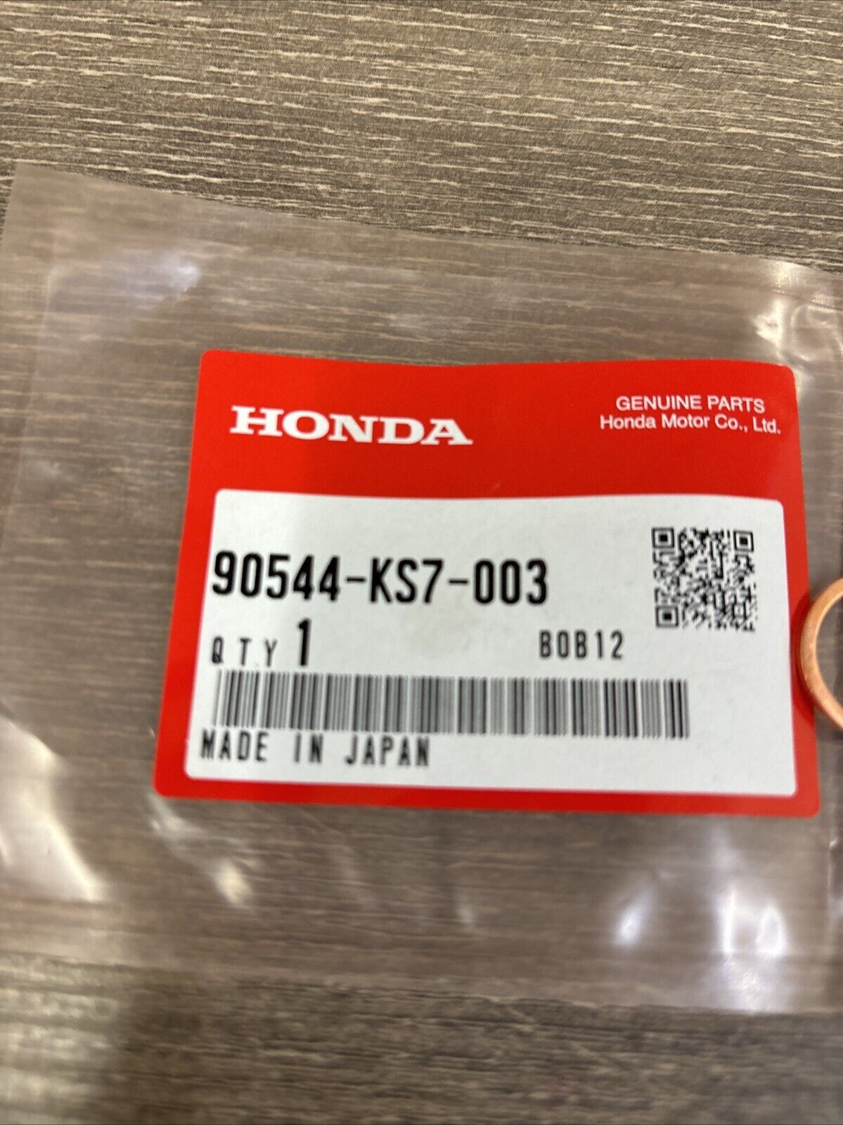 NOS Honda COTA CR125R CR250R CR500R XR600R SPECIAL WASHER 90544-KS7-003 H128