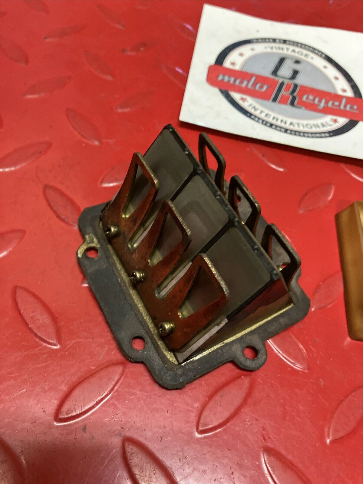 Kawasaki KDX200 1986 reed valve block cage 1983 1984 1985 1987
