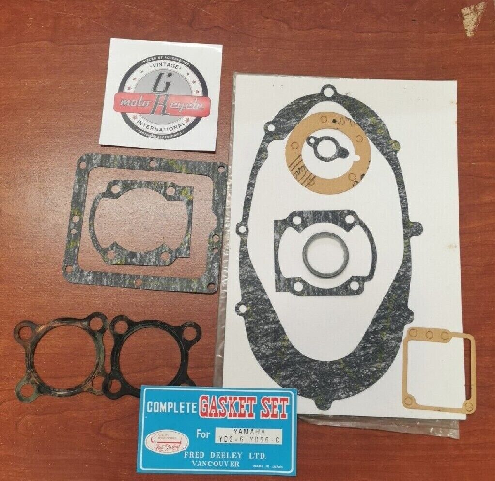NOS Yamaha YDS6 YDS6C INCOMPLETE GASKET KIT SET 1 Y74