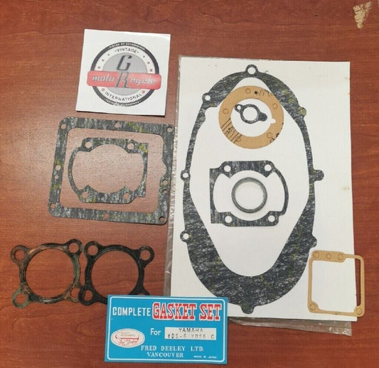 NOS Yamaha YDS6 YDS6C INCOMPLETE GASKET KIT SET 1 Y74