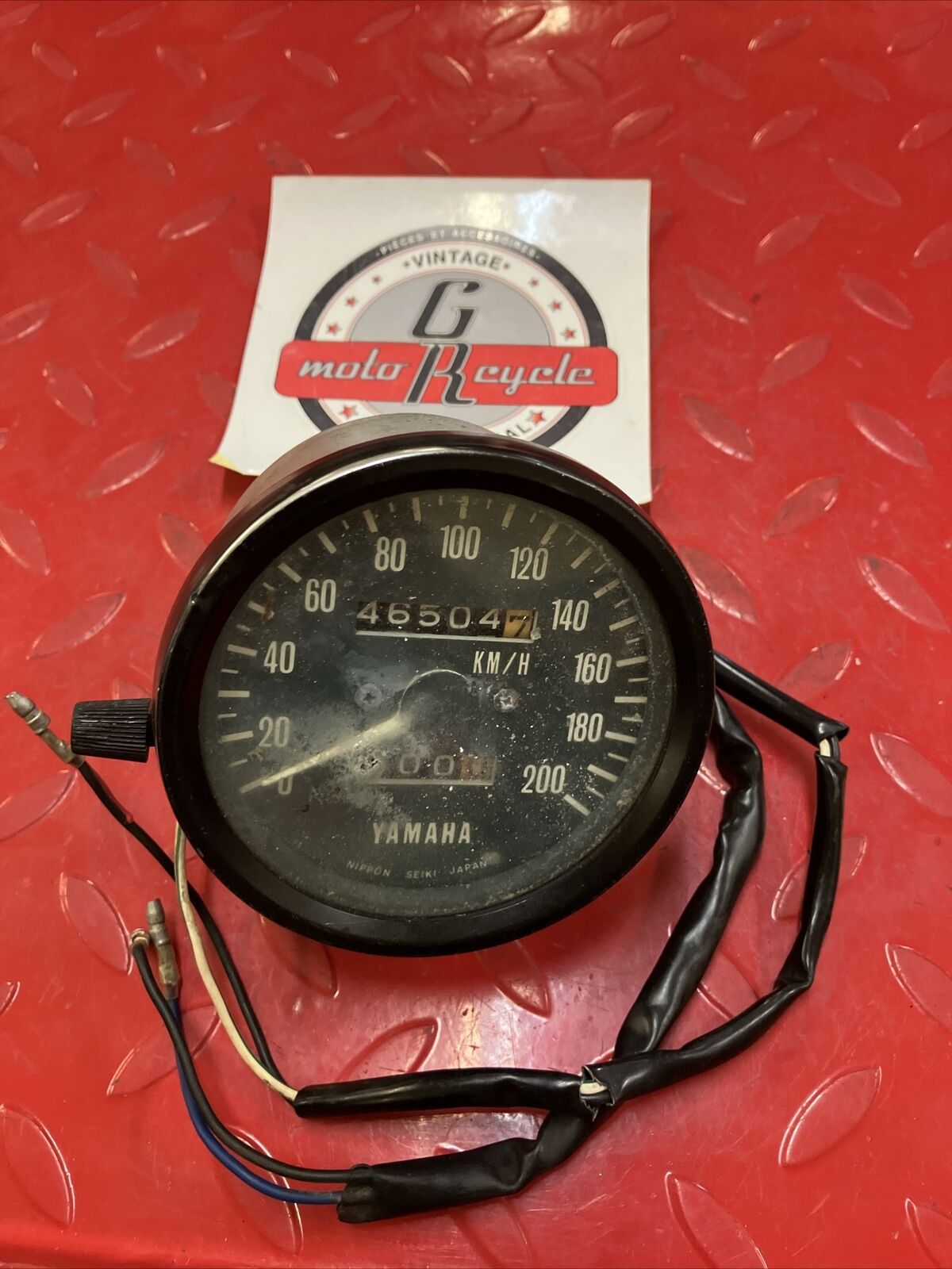 Yamaha RD400 1977 speedometer 1976
