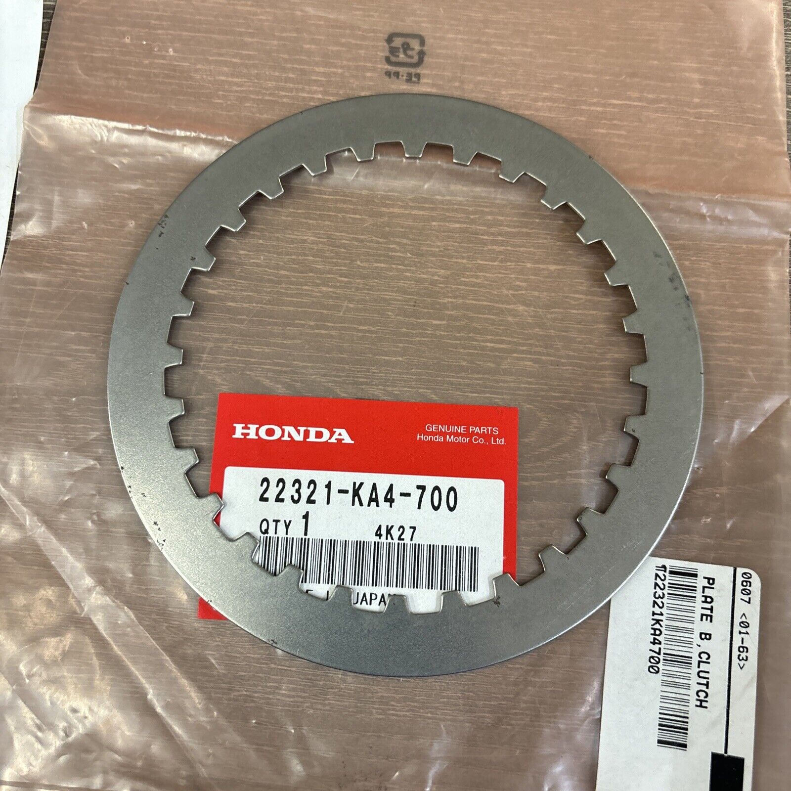 NOS Honda CB250 CB350 CB360 CB500 CL250 CL350 CLUTCH PLATE B 22321-KA4-700 H114