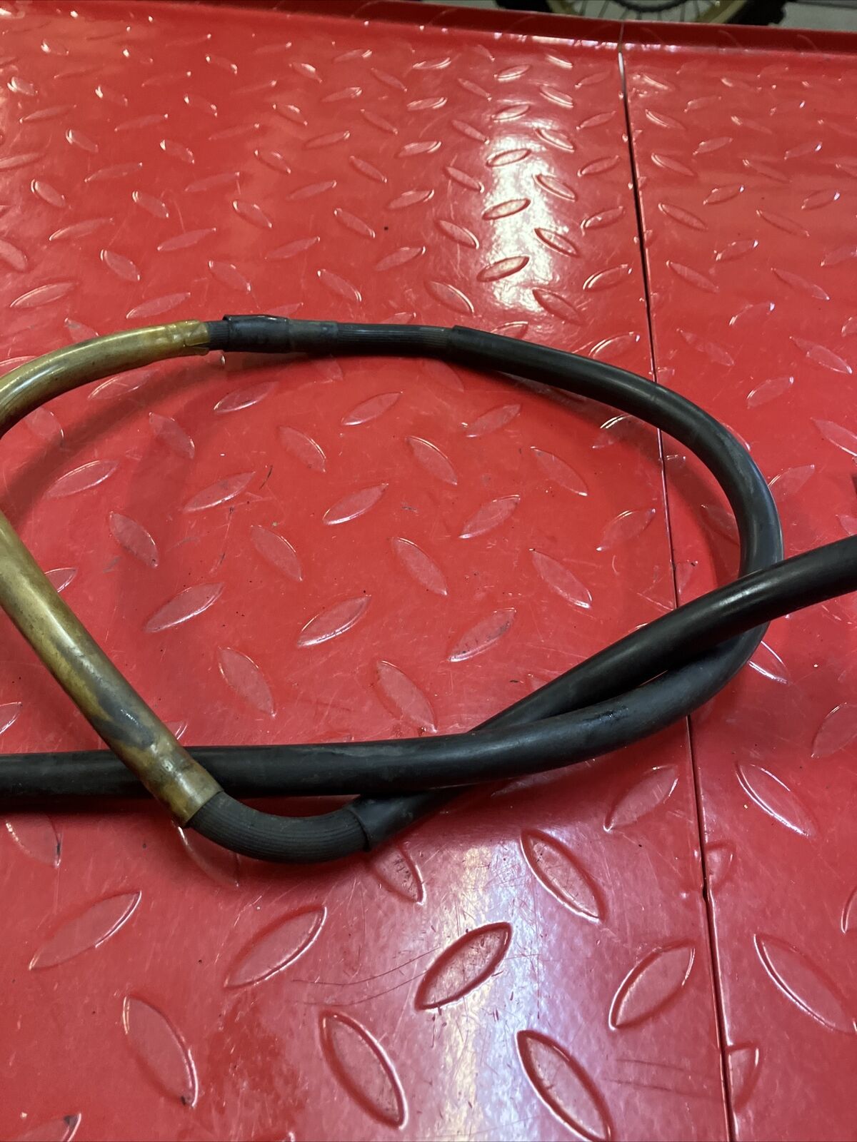 Yamaha DT200 1984 front brake oil line hose