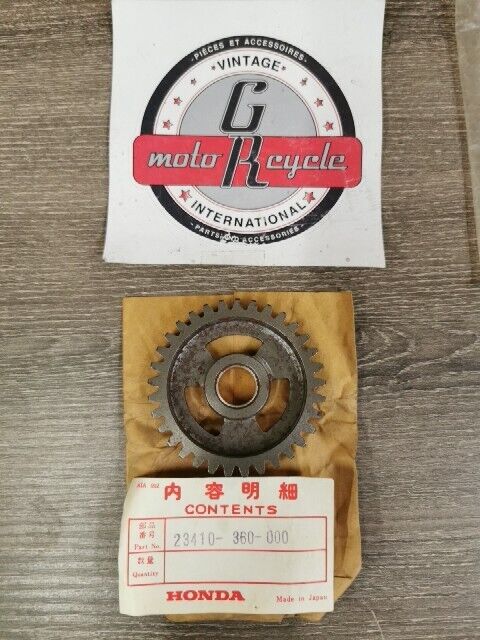 NOS HONDA CM125 1974 1975 GEAR COUNTERSHAFT LOW 32T 23410-360-000 H92