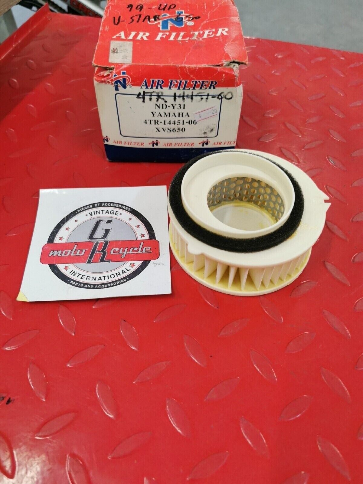NOS YAMAHA  XVS650 1998 -  2016 Air Cleaner Intake Filter   4TR-14451-00-00 J9