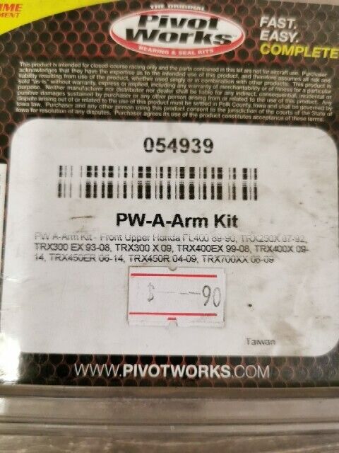 NOS PIVOT WORKS Honda TRX250X TRX300EX A-Arm Bearing Kit PWAAK-HO2-432U J54