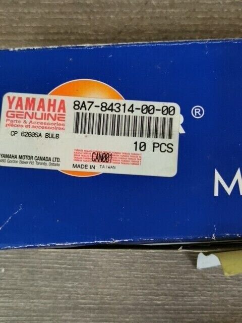 NOS YAMAHA BR250 BRAVO 1982 - 1993 BULB HEAD LAMP 12V60/60W 8A7-84314-00-00 Y108