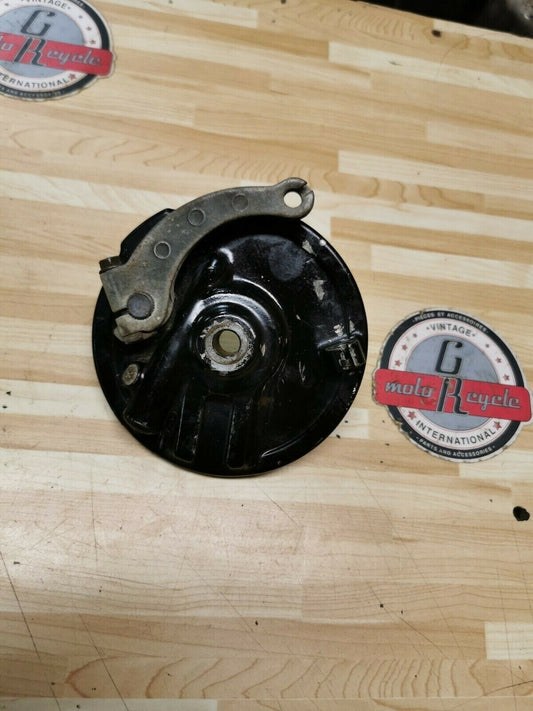 Honda XR200 1981 front brake panel hub drum cover plate cam lever 1982 1983 1984