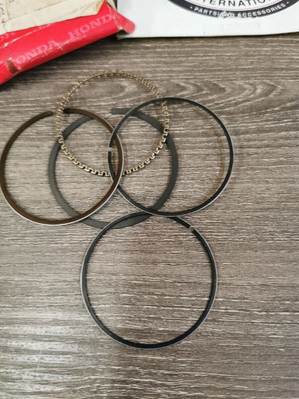 NOS HONDA CT110 ATC110 CL175 SL175   RING SET PISTON  0.25 13021-439-005 H41