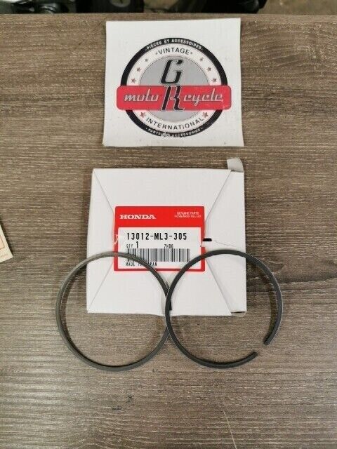 NOS HONDA CR480R CR500R 1982 - 1990  RING SET PISTON OVERSIZED 13012-ML3-305 H88