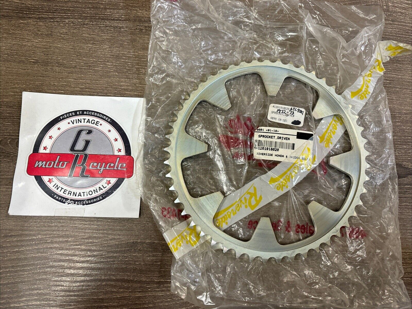 NOS Honda 1970 1972 1973 ATC90 FINAL DRIVEN SPROCKET 49T 41201-918-020 H137