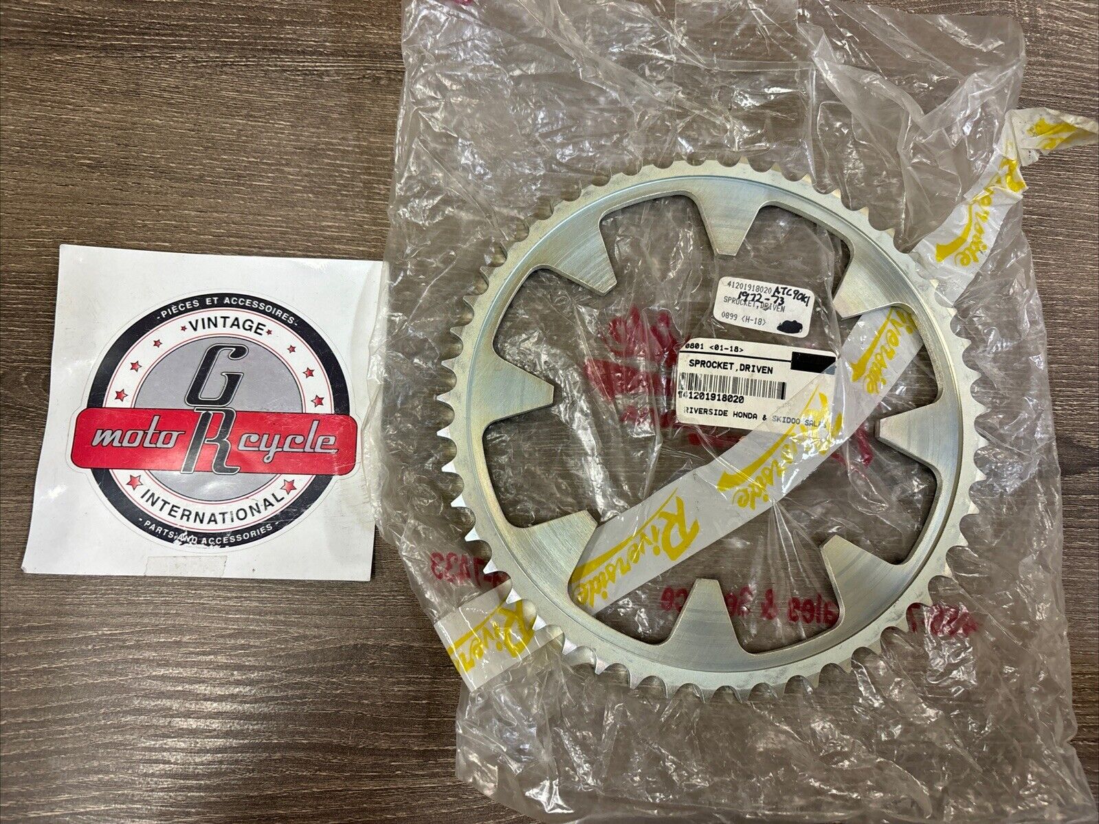 NOS Honda 1970 1972 1973 ATC90 FINAL DRIVEN SPROCKET 49T 41201-918-020 H137