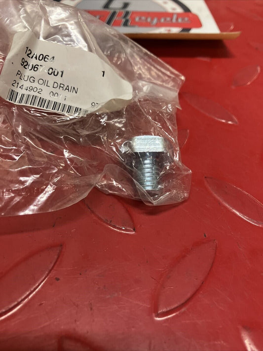 NOS KAWASAKI OIL DRAIN PLUG K15