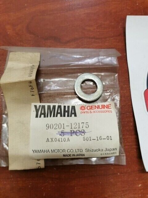 NEW NOS Yamaha WASHER PLATE 90201-12175-00 SUB 122-22244-00-00 Y116