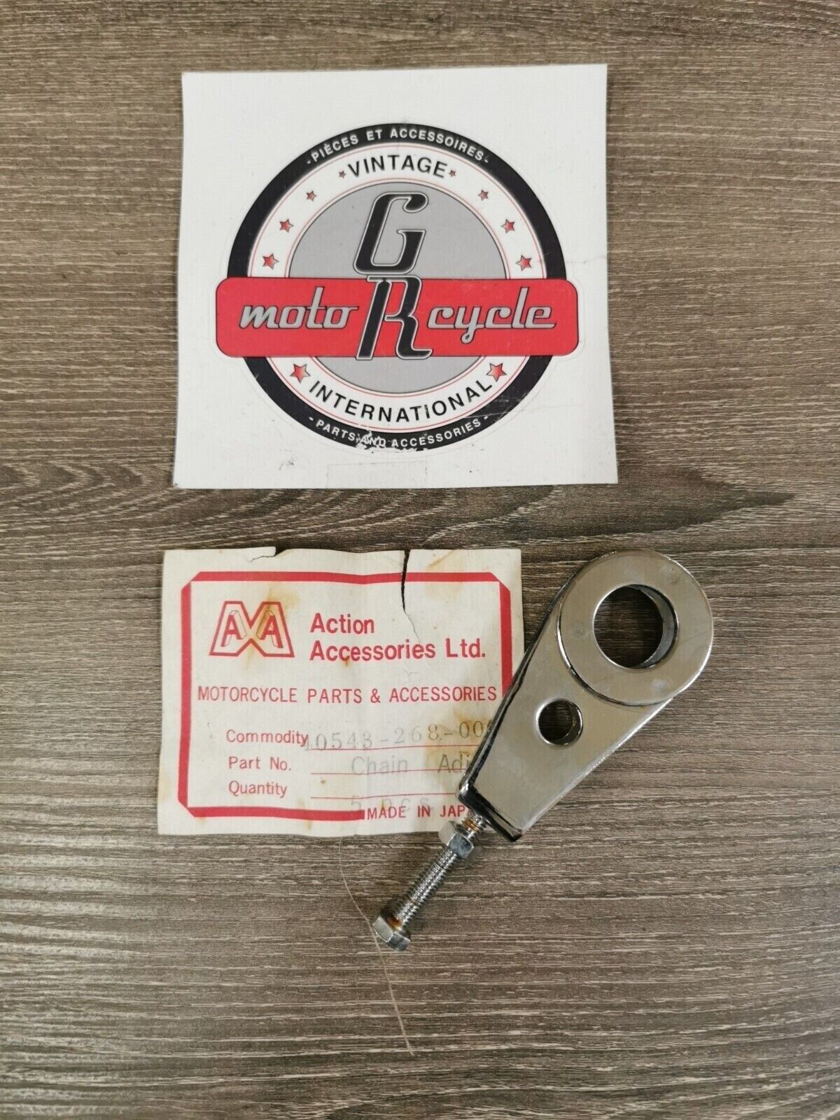 NOS M A HONDA CB72  CB77 ADJUSTER  DRIVE CHAIN 40543-268-000 J29