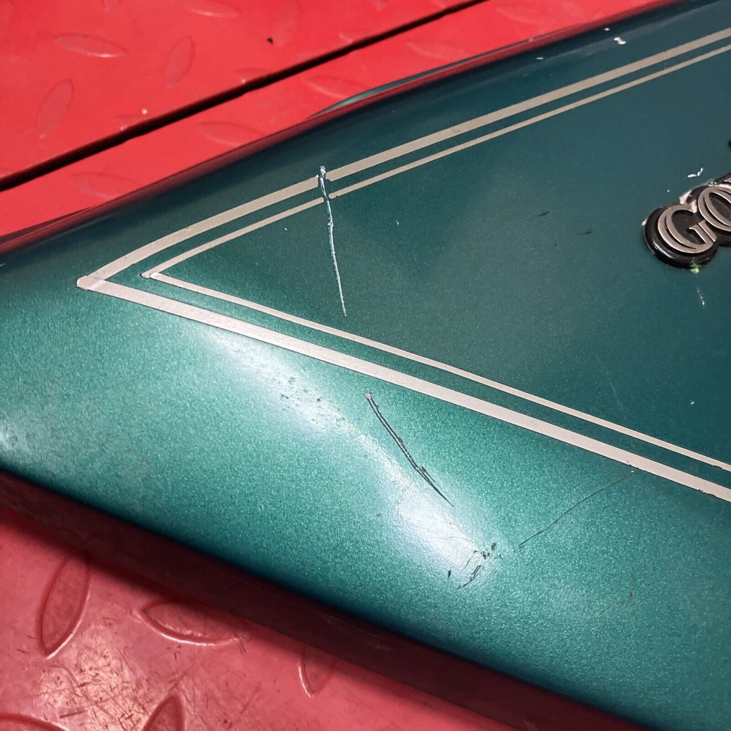 Honda GL1200 1984 1985 1986 1987 Left right side cover panel set green