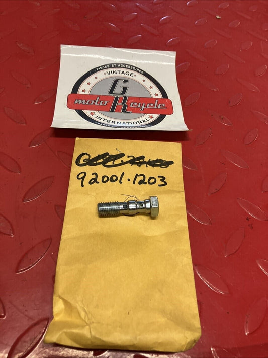 NOS KAWASAKI OIL BOLT L=37 92001-1203 K20