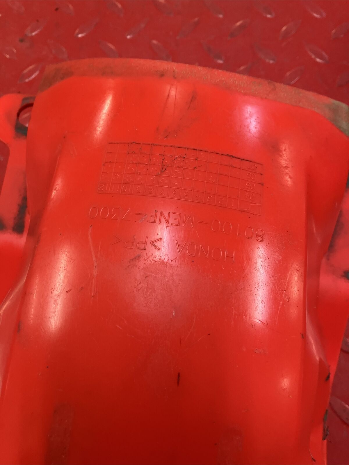 Honda CRF450R 2005 rear fender OEM