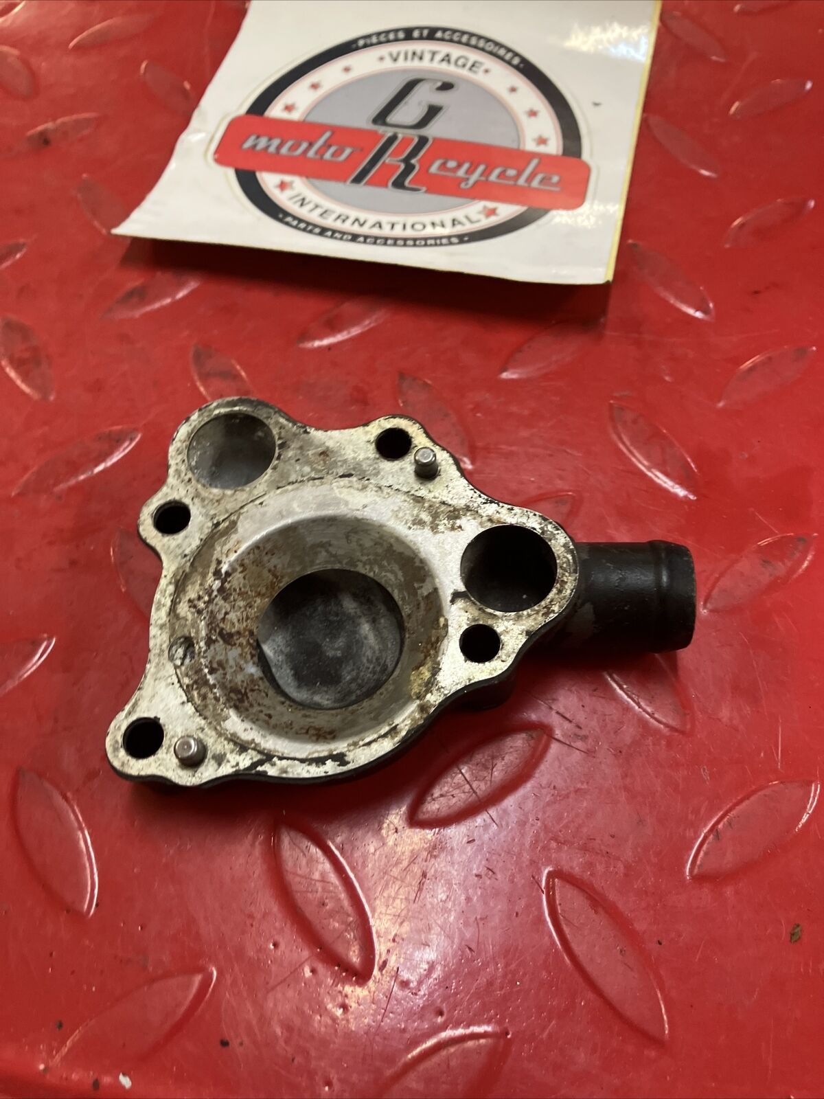 Honda CR125R 1988 waterpump water pump cover separator plate 1987 - 1994