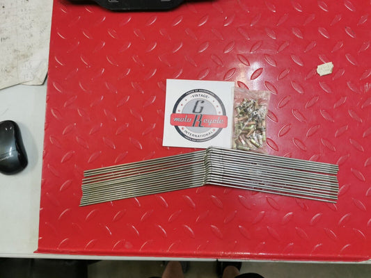 NOS Yamaha TY250 TY350 Complete SPOKE SET REAR  38V-25304-00  Y12