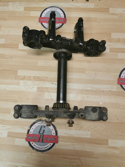 Yamaha DT200 1985 triple clamp tree steering stem crown top bridge