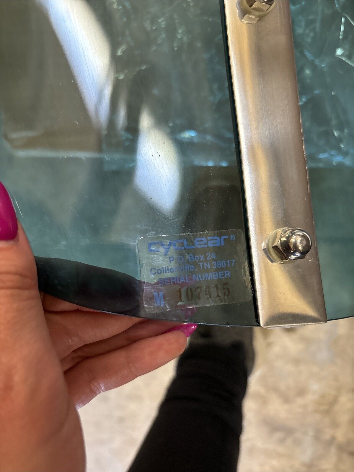 NOS MEMPHIS SHADES MEMPHIS FATS BOBBED 13" GRADIENT TEAL WINDSHIELD MEM3113