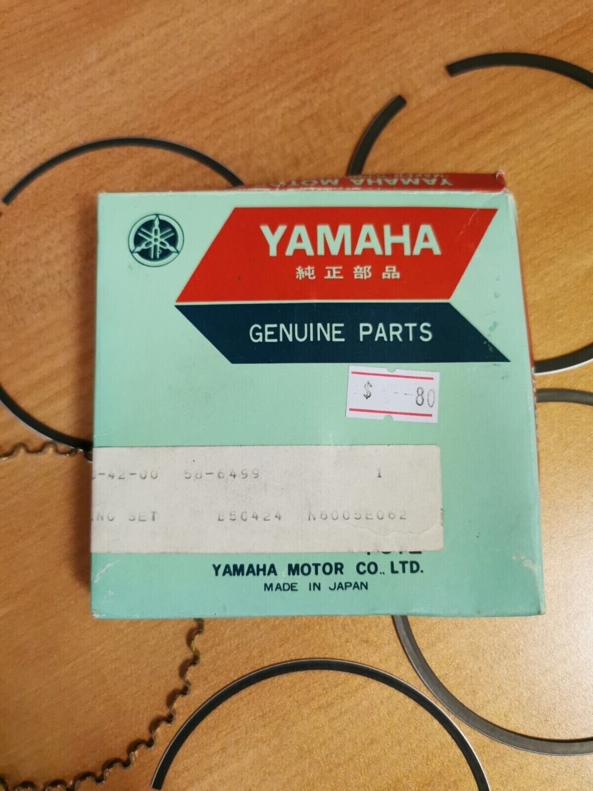 NOS YAMAHA XT500 SR500 1976 -1981   PISTON  RING SET  583-11610-42-00 Y48