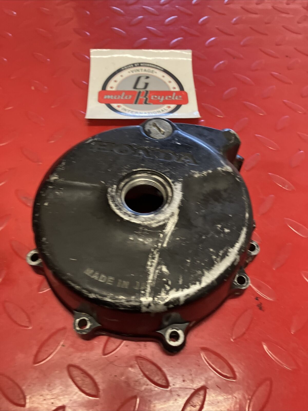 Honda XL350R 1984 left crankcase stator cover XR350R 1985