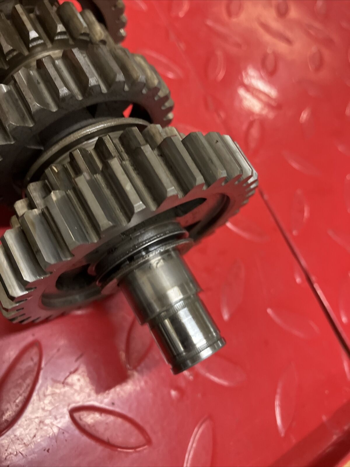 Yamaha DT250 1977 transmission mainshaft countershaft shaft gear DT400 1978 2