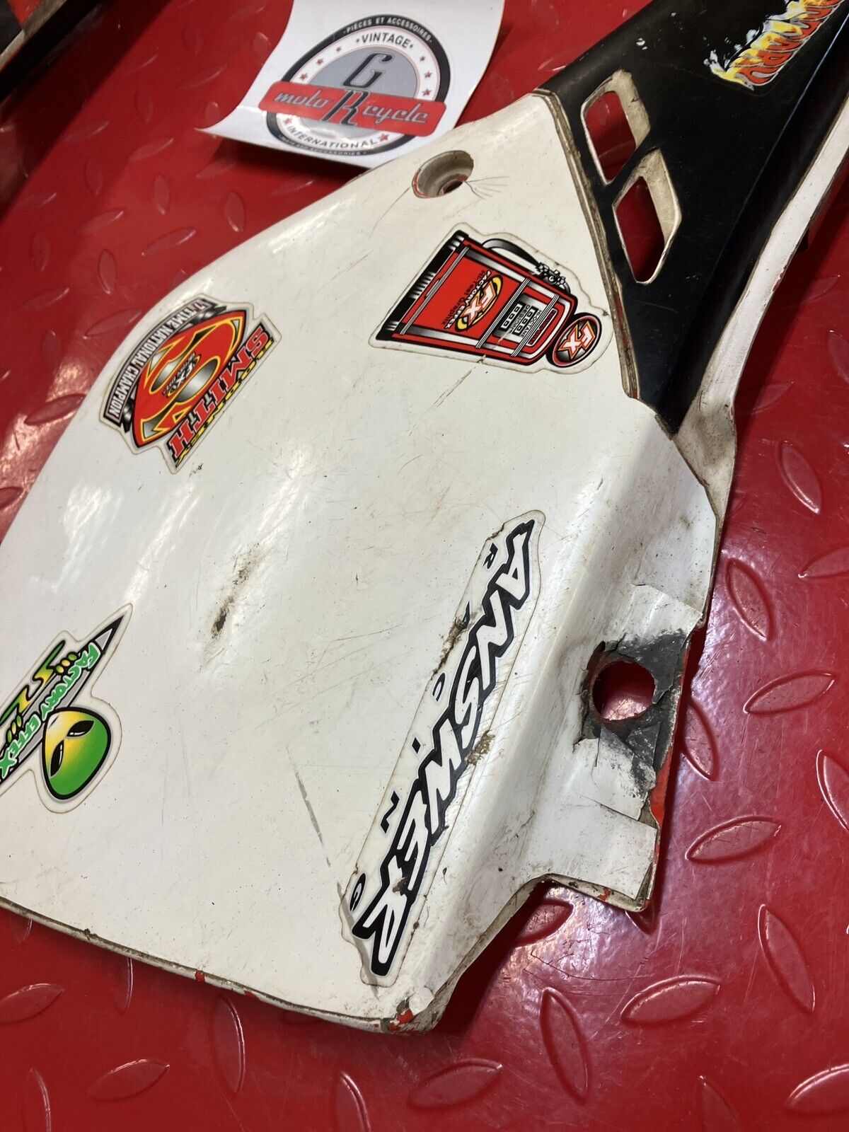 Honda CR125R 1988 left right side cover panel CR500R 83520-KS6-700ZE