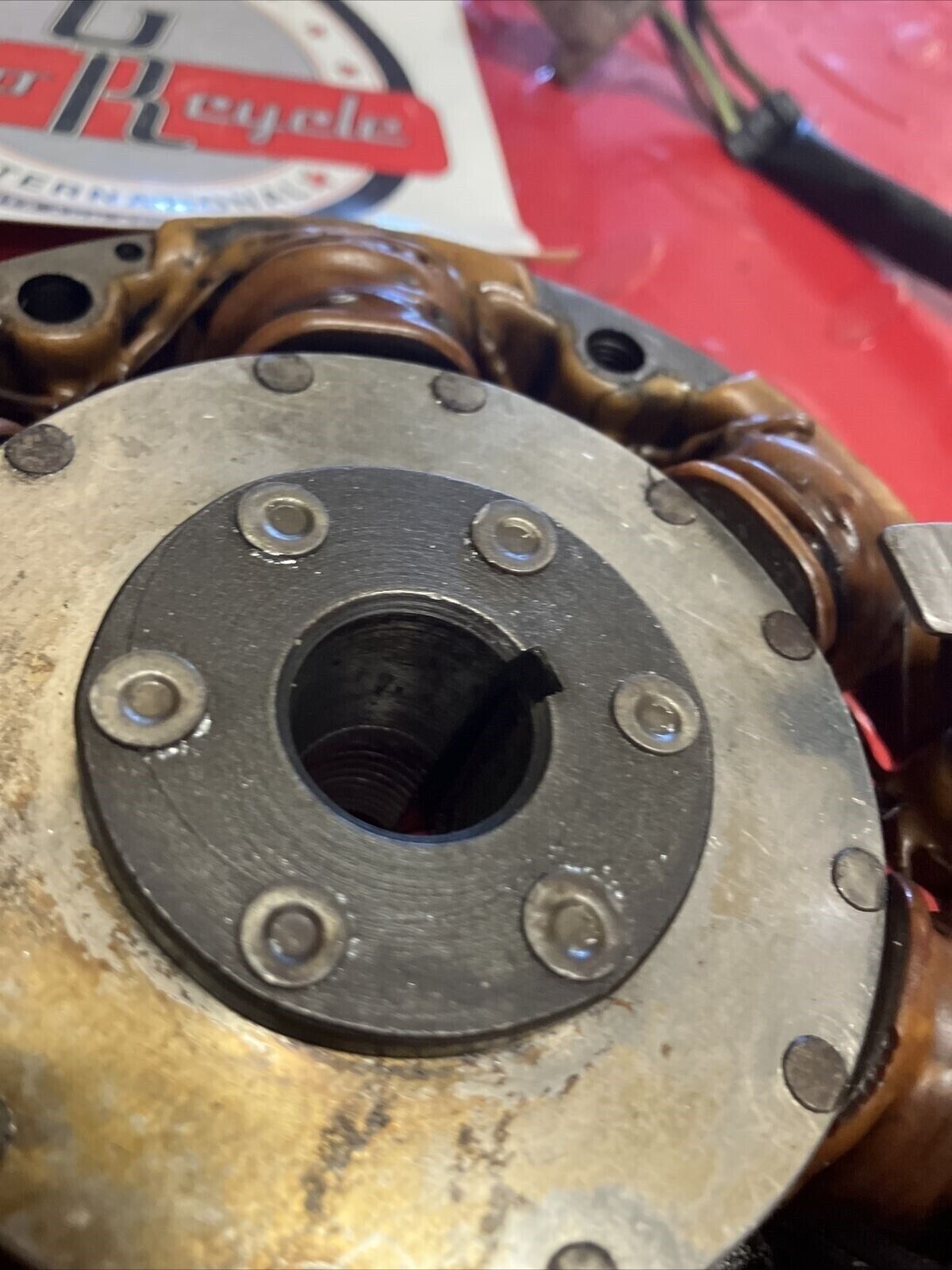 Honda XL100 1974 Stator flywheel rotor magneto alternator magneto