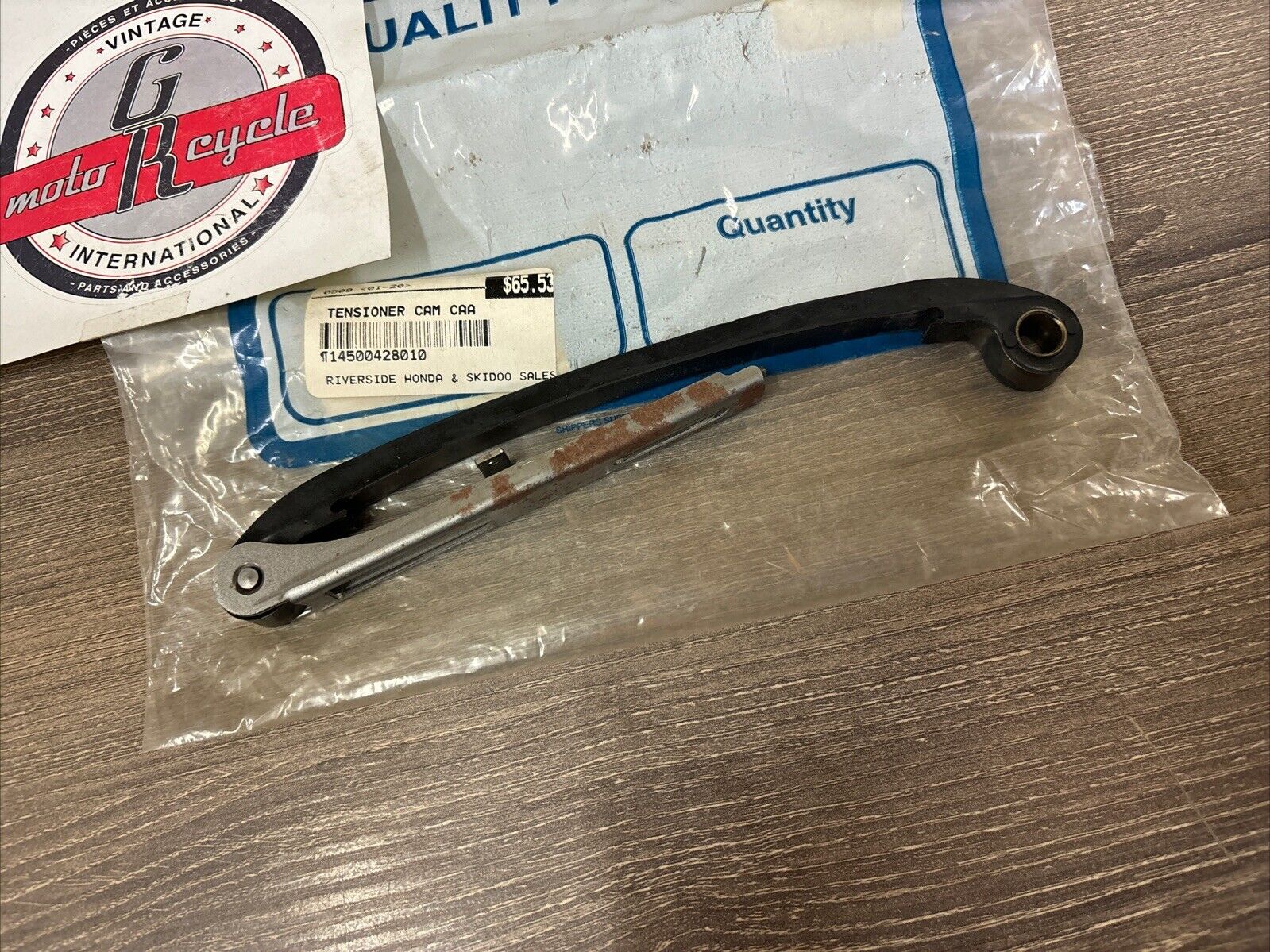 NOS Honda XL250S XR250 CAM CHAIN TENSIONER INCOMPLETE 14500-428-010 H139
