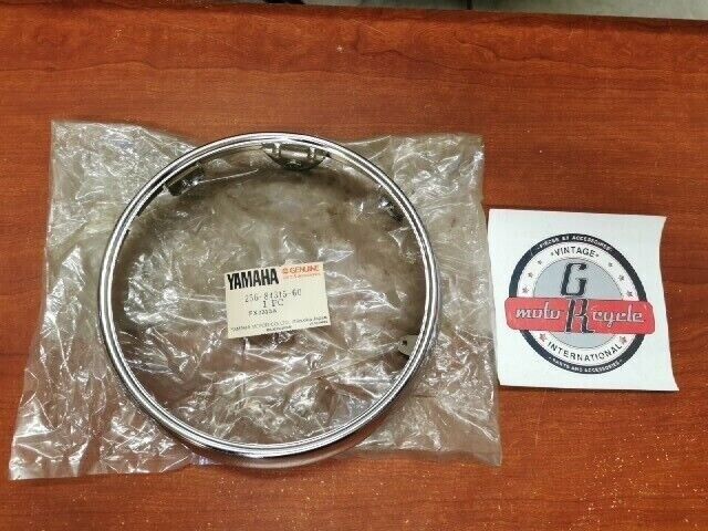 NOS Yamaha TX650 XS1 XS2 HEAD LAMP RIM 256-84315-60-00 Y130