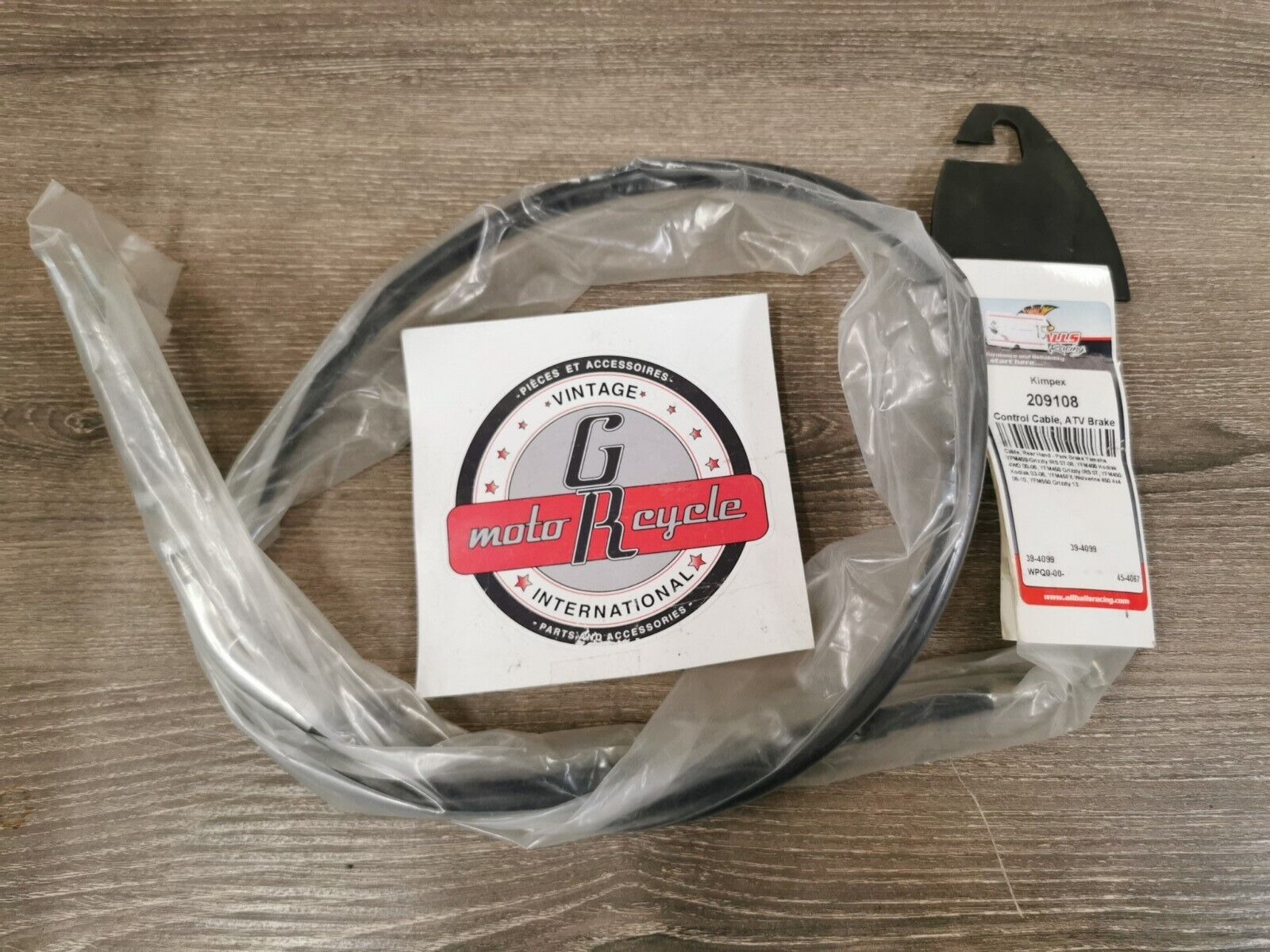NOS ALL BALLS RACING YAMAHA YFM550 2013 CONTROL CABLE BRAKE 45-4067 J41