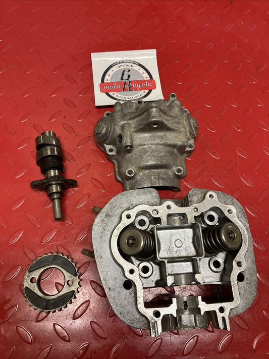 Honda XL175 1976 cylinder head valve cover camshaft rocker