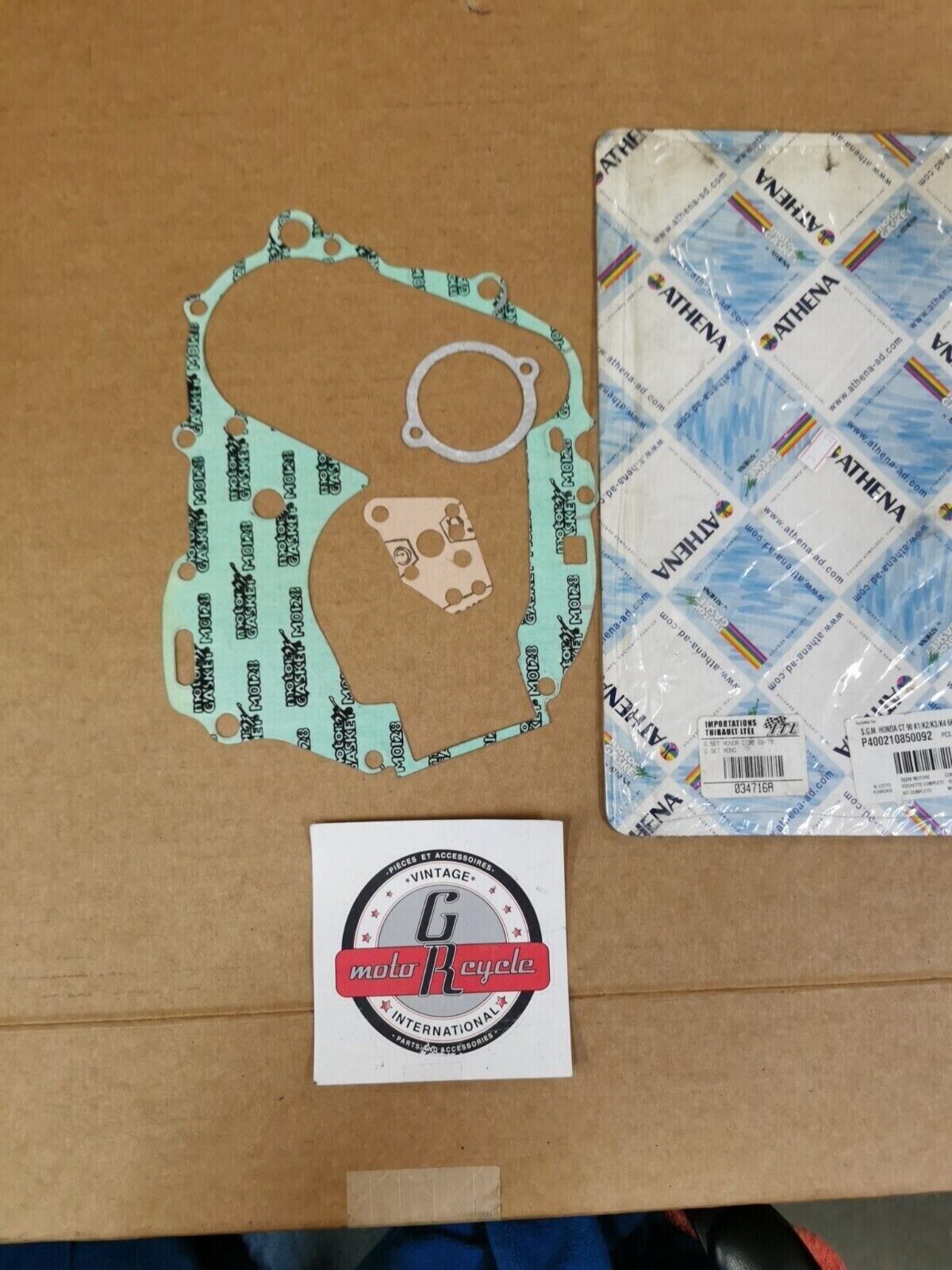 NOS ATHENA HONDA CT90 1966 - 1979 INCOMPLETE GASKET KIT SET P400210850092 J48