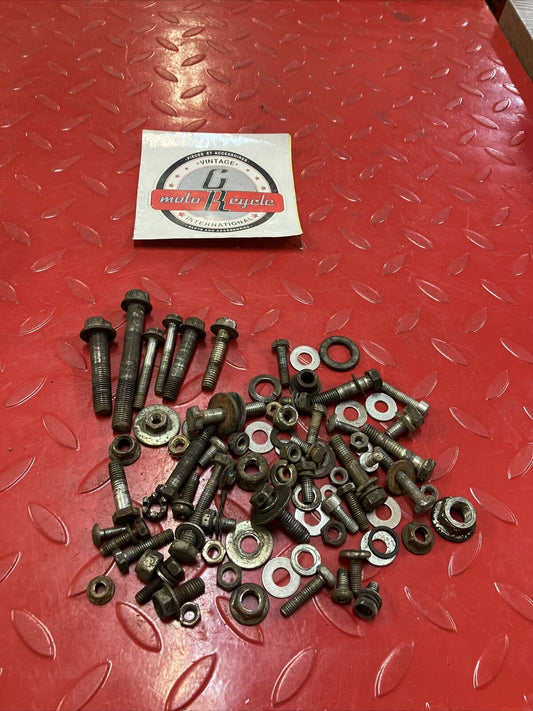 Suzuki RM125 1982 frame bolt nut washer collar hardware