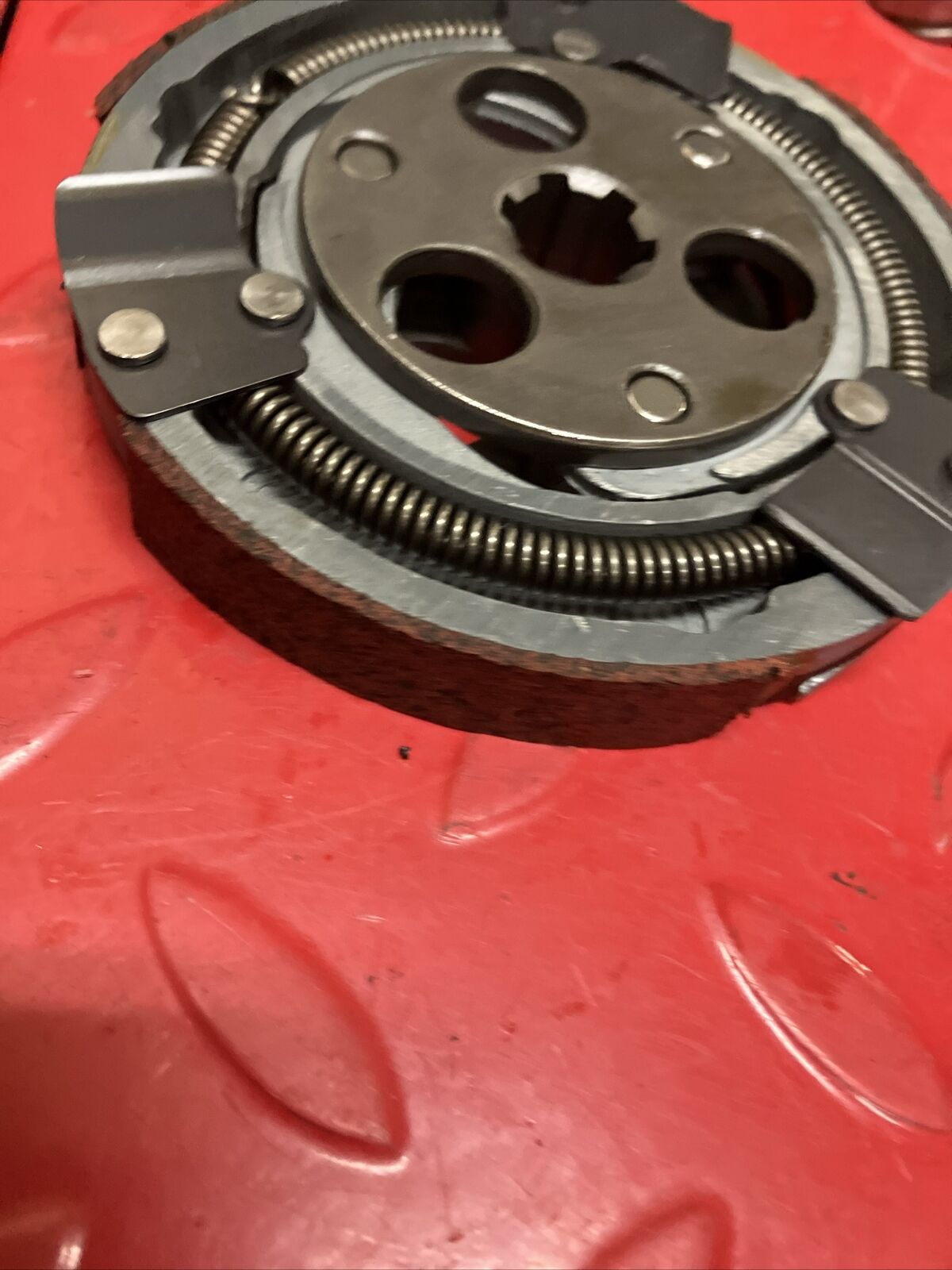 Yamaha LB50 1975 1F1 Chappy 50 clutch assembly carrier primary gear drive driven